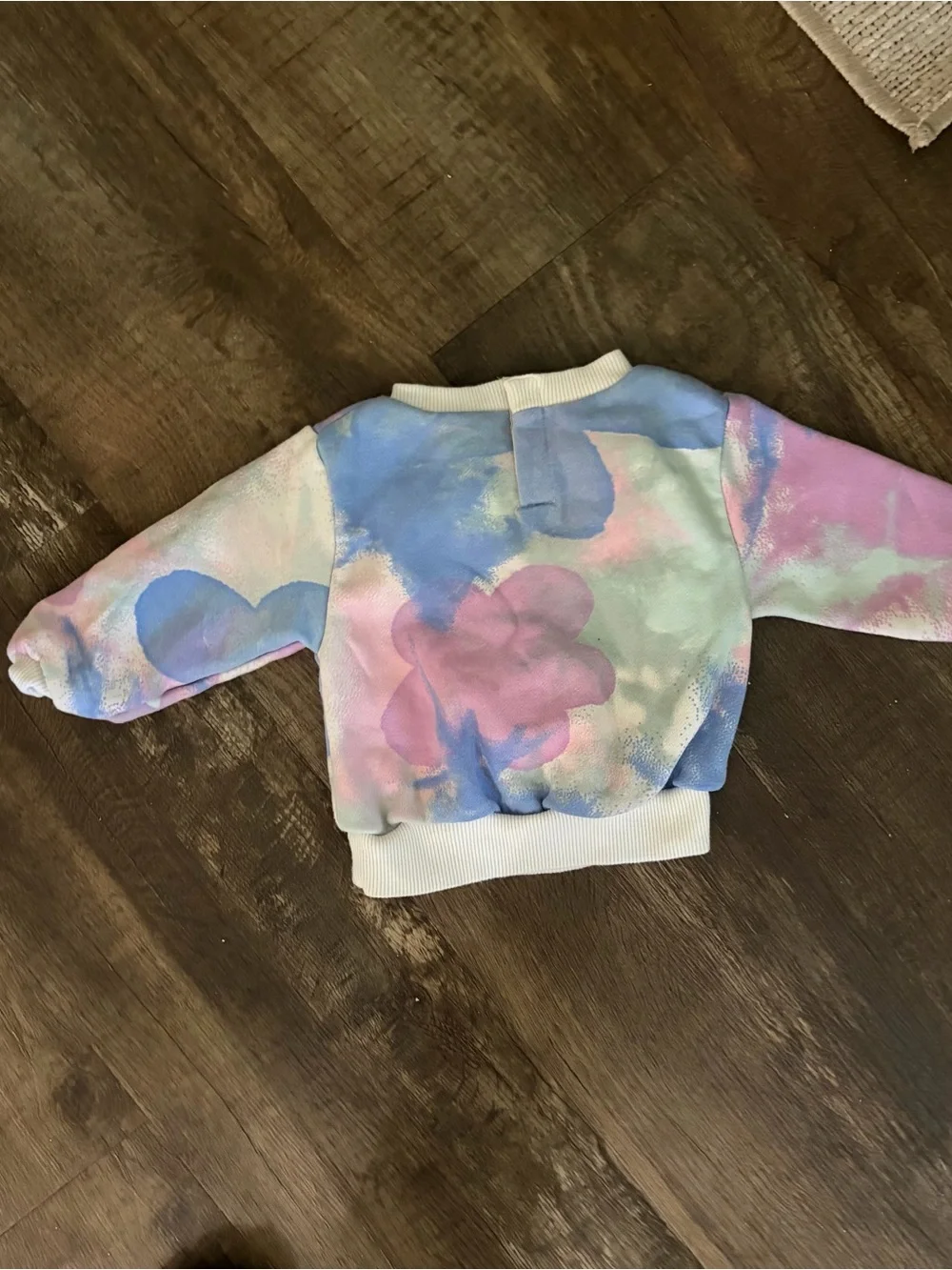 Nike Pastel Tie-Dye Crewneck Sweatshirt - White Pink Mint Blue